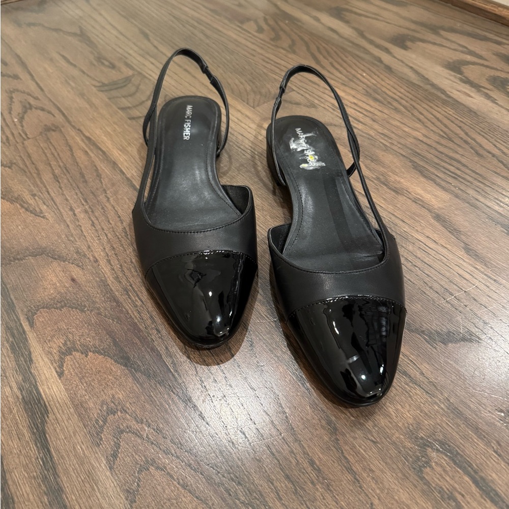 Marc Fisher Dela Closed Toe Slingback Dress Flats size 9.5 - Picture 2 of 10